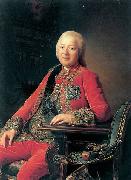 Alexander Roslin Portrait of Count N.I Panin painting